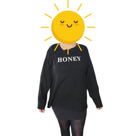 SHEIN Curve Plus Size Long Sleeve Tee 4XL - Picture 1 of 5